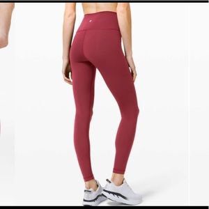 Lululemon Wunder Under High-Rise Tight 28" *Full-On Luxtreme Size 4 Chianti